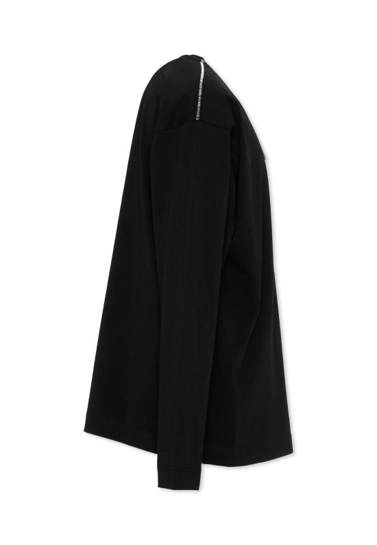 26FW [키즈] MM6 메종마르지엘라 티셔츠 M61164 MM04I M6900 BLACK - MM6 MAISON MARGIELA