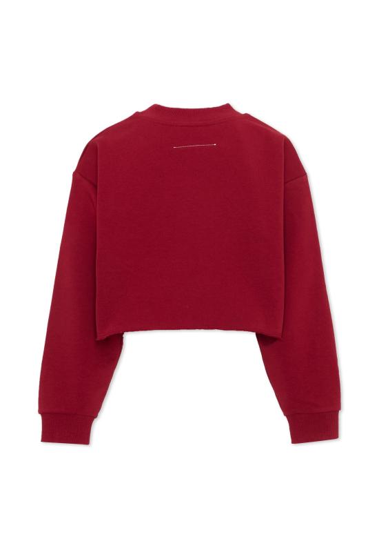 26FW [키즈] MM6 메종마르지엘라 캐시미어 니트 M61153 MM04H M6403 BORDEAUX - MM6 MAISON MARGIELA