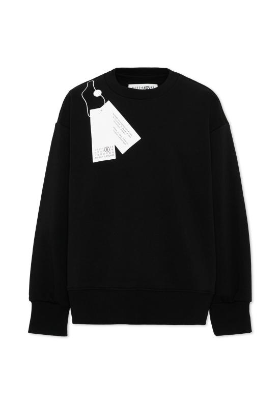 26FW [키즈] MM6 메종마르지엘라 니트/스웻셔츠 M61157 MM02X M6900 BLACK