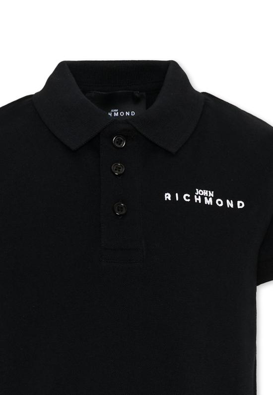 26FW [키즈] 리치몬드 폴로 셔츠 RBA26160PO BLACK BLACK - RICHMOND