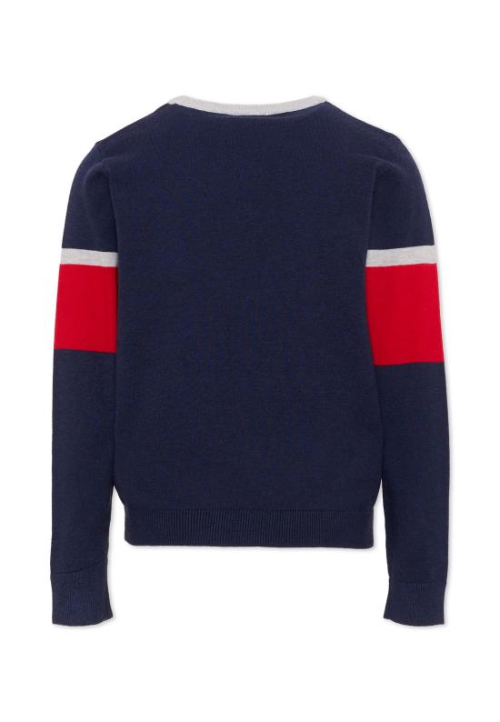 26FW [키즈] 트루사르디 니트/스웻셔츠 TIA26036MA BLUE N R C BLUE NAVAL - TRUSSARDI