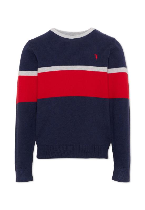 26FW [키즈] 트루사르디 니트/스웻셔츠 TIA26036MA BLUE N R C BLUE NAVAL