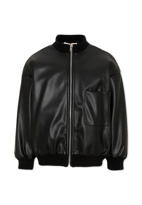 26FW [키즈] 마르니 봄버 자켓 M01977 M00W2 0M900 BLACK
