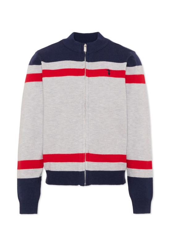 26FW [키즈] 트루사르디 가디건 TIA26049MA RED C BN G RED CHERRY BLUE