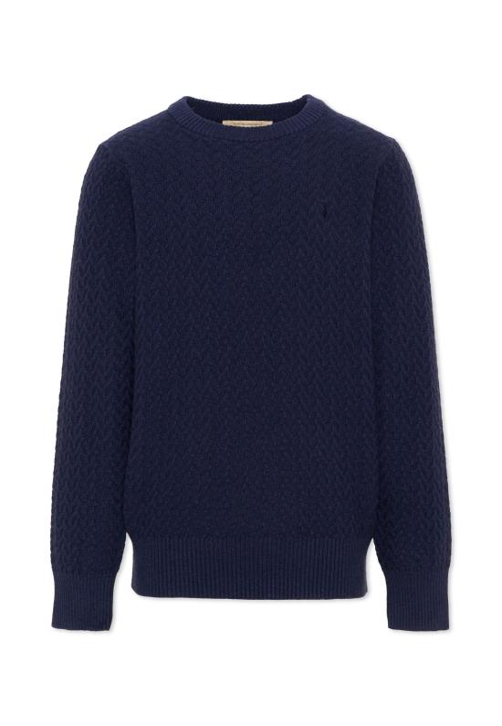 26FW [키즈] 트루사르디 캐시미어 니트 TBA26003MA BLUE NAVAL BLUE NAVAL