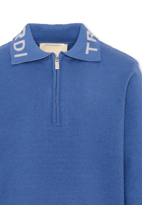 26FW [키즈] 트루사르디 니트/스웻셔츠 TBA26046PO AVIO GREY AVIO BLUE - TRUSSARDI