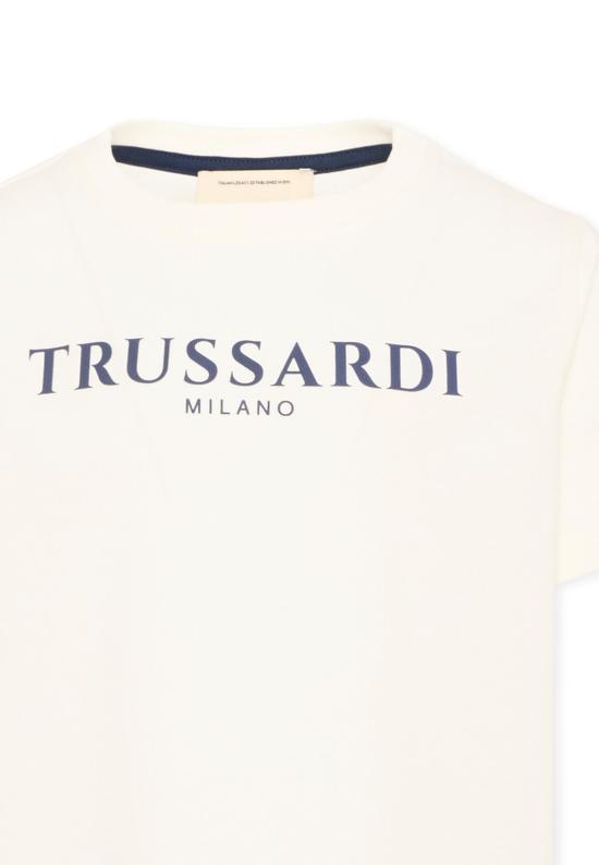 26FW [키즈] 트루사르디 티셔츠 TBA26008TS OFF WHITE OFF WHITE IVORY - TRUSSARDI