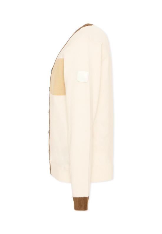 26FW [키즈] 트루사르디 가디건 TIA26111CD O WHT BR K OFF WHITE IVORY - TRUSSARDI