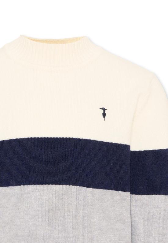 26FW [키즈] 트루사르디 니트/스웻셔츠 TIA26069MA O WHT BN G OFF WHITE IVORY - TRUSSARDI
