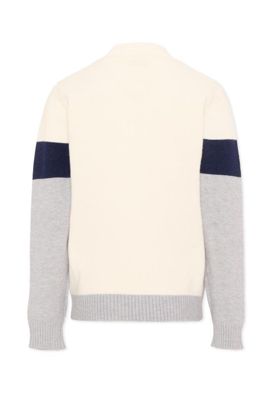 26FW [키즈] 트루사르디 니트/스웻셔츠 TIA26069MA O WHT BN G OFF WHITE IVORY - TRUSSARDI