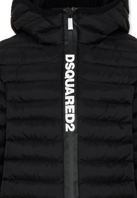 26FW [키즈] 디스퀘어드2 패딩 DQ3232 D0ABC DQ900 BLACK - DSQUARED2