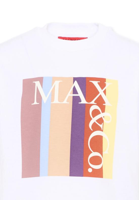 26FW [키즈] 막스앤코 티셔츠 MX0390 MX02I MX100 WHITE - MAX & CO.