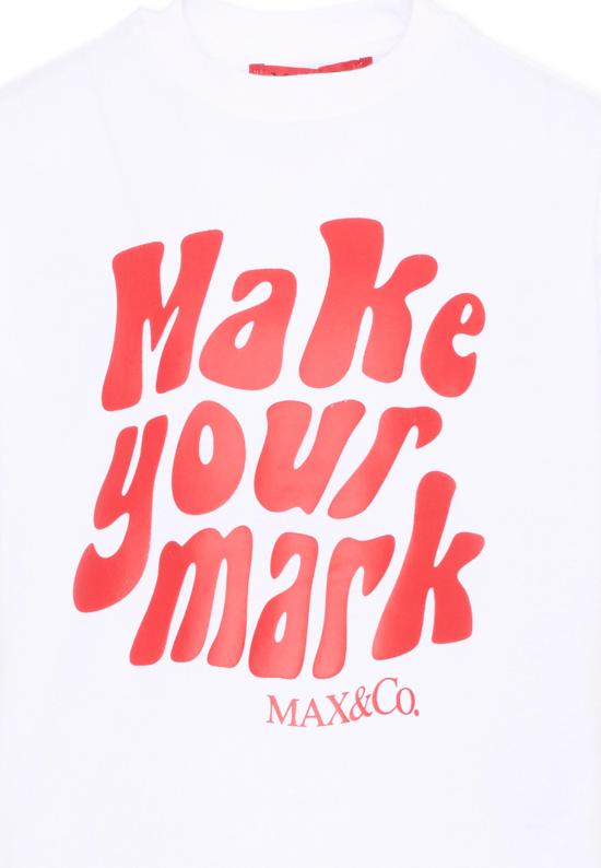 26FW [키즈] 막스앤코 티셔츠 MX0388 MX02I MX100 WHITE - MAX & CO.