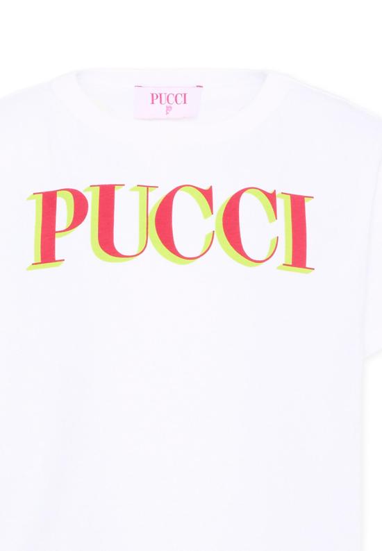 26FW [키즈] 에밀리오푸치 티셔츠 PZ8A31 Z3672 100RO WHITE - EMILIO PUCCI