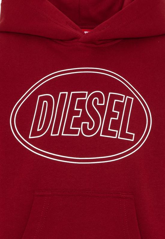 26FW [키즈] 디젤 니트/스웻셔츠 J02612 0GEAD K440 BORDEAUX - DIESEL