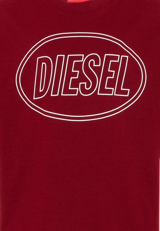 26FW [키즈] 디젤 티셔츠 J02582 0GRAI K440 BORDEAUX - DIESEL