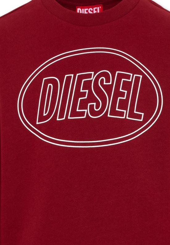 26FW [키즈] 디젤 니트/스웻셔츠 J02611 0GEAD K440 BORDEAUX - DIESEL