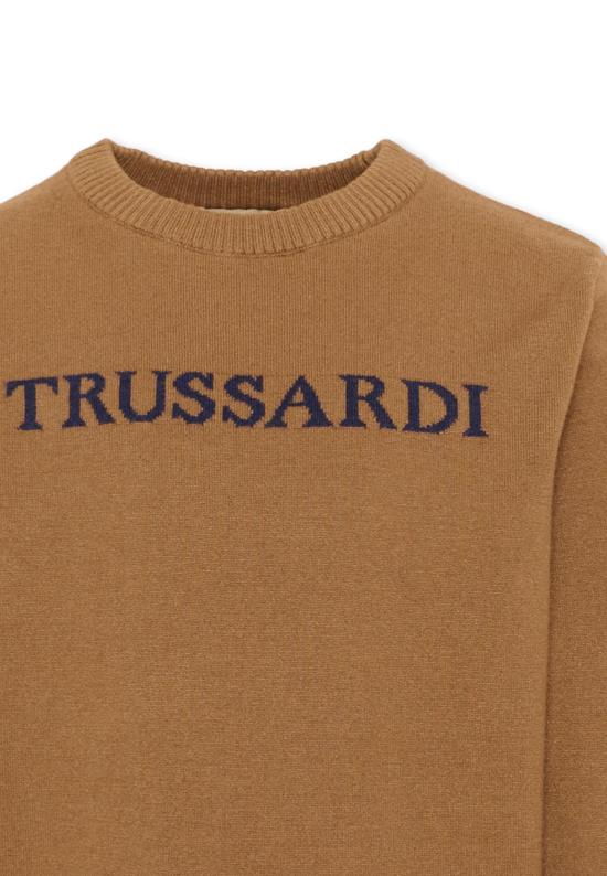 26FW [키즈] 트루사르디 니트/스웻셔츠 TBA26021MA CAMEL CAMEL BROWN - TRUSSARDI