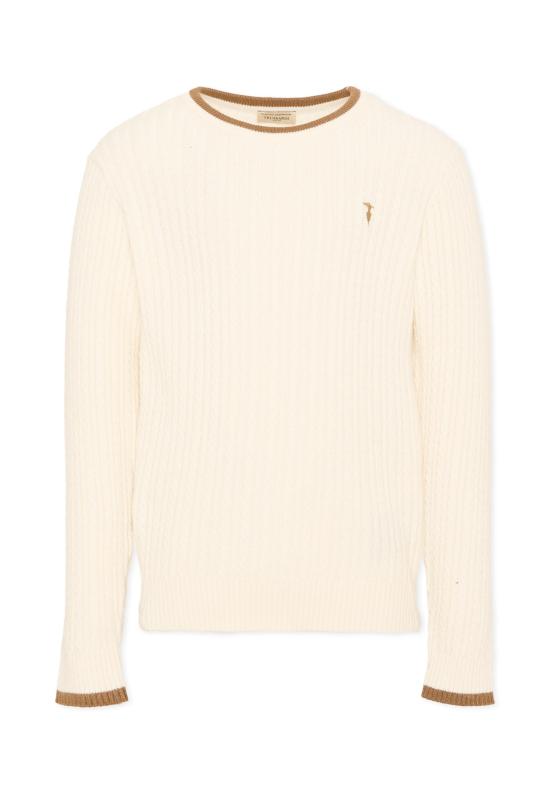 26FW [키즈] 트루사르디 니트/스웻셔츠 TIA26084MA O WHITE C OFF WHITE IVORY
