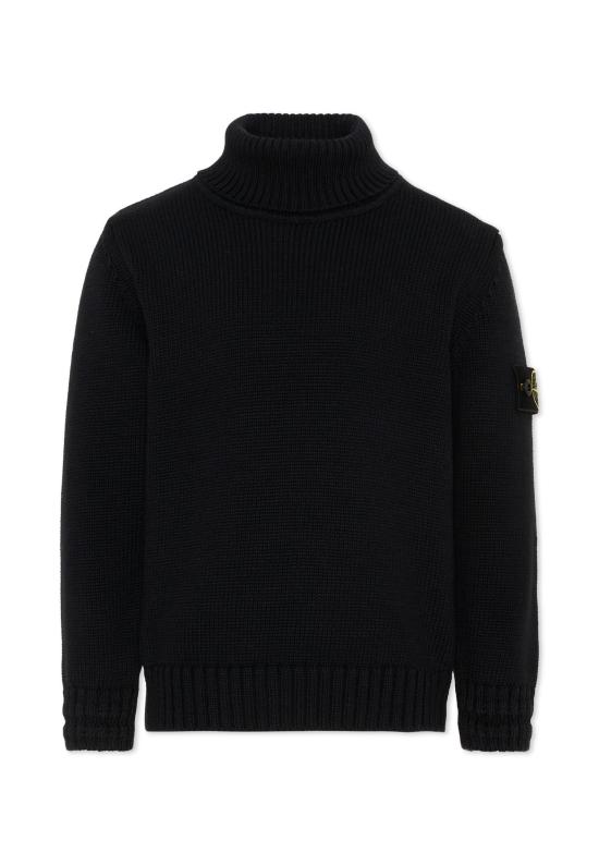 26FW [키즈] 스톤 아일랜드 니트/스웻셔츠 L2S16 5100018 S01A2 V0029 BLACK