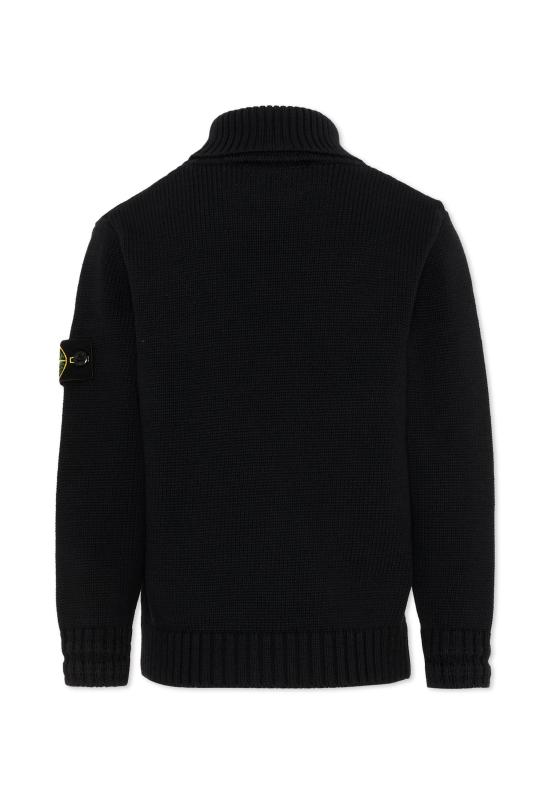 26FW [키즈] 스톤 아일랜드 니트/스웻셔츠 L2S16 5100018 S01A2 V0029 BLACK - STONE ISLAND