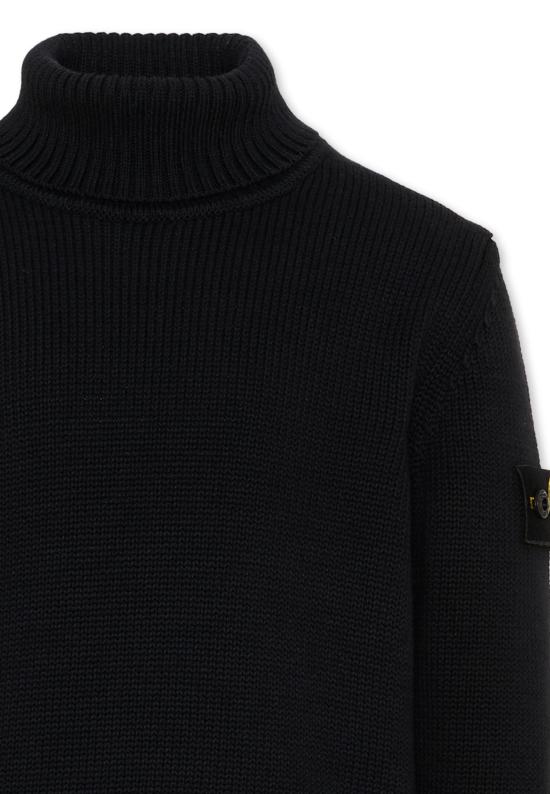 26FW [키즈] 스톤 아일랜드 니트/스웻셔츠 L2S16 5100018 S01A2 V0029 BLACK - STONE ISLAND