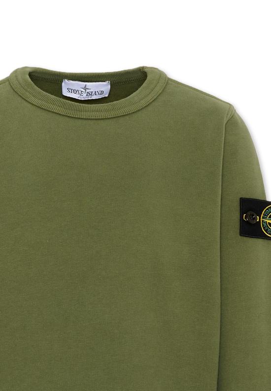 26FW [키즈] 스톤 아일랜드 니트/스웻셔츠 L2S16 6100001 S0A20 V005G GREEN - STONE ISLAND