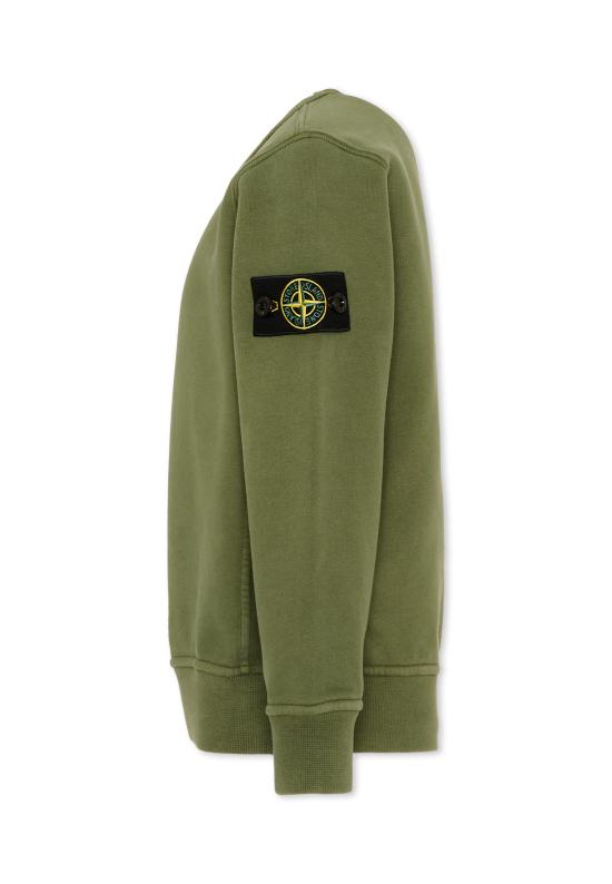 26FW [키즈] 스톤 아일랜드 니트/스웻셔츠 L2S16 6100001 S0A20 V005G GREEN - STONE ISLAND