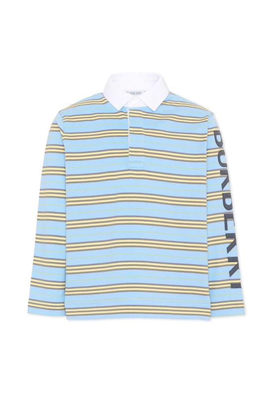 26FW [키즈] 버버리 폴로 셔츠 8126360 A6812 LIGHT BLUE