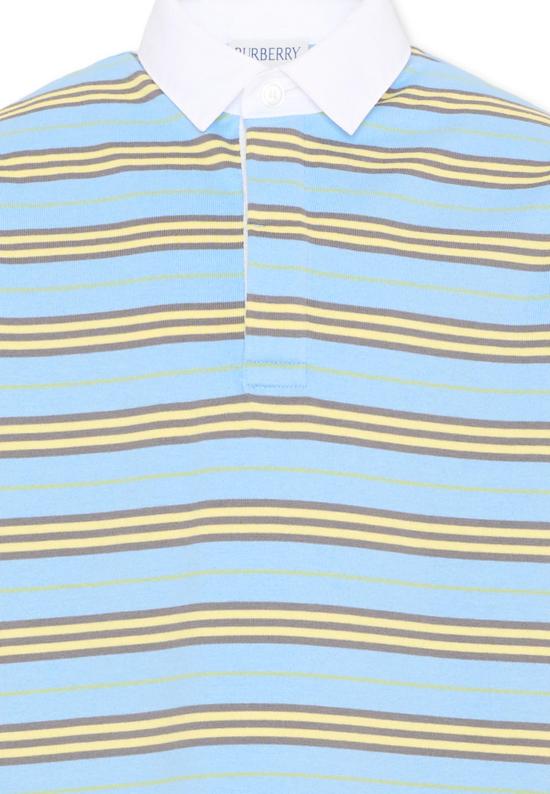26FW [키즈] 버버리 폴로 셔츠 8126360 A6812 LIGHT BLUE - BURBERRY