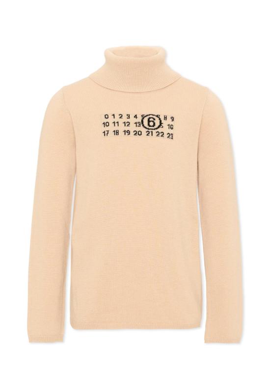 26FW [키즈] MM6 메종마르지엘라 니트/스웻셔츠 M61064 MM06Q M6712 BEIGE