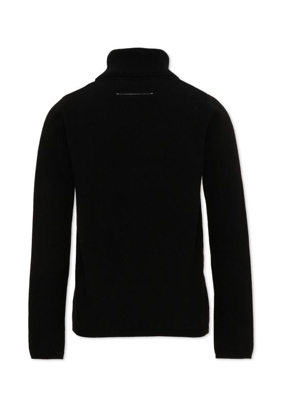 26FW [키즈] MM6 메종마르지엘라 니트/스웻셔츠 M61064 MM06Q M6900 BLACK - MM6 MAISON MARGIELA