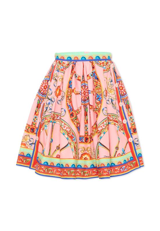 26FW [키즈] 돌체앤가바나 스커트 L56I22 FI5O1 HF6CK MULTICOLOR