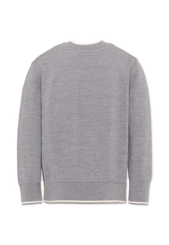 26FW [키즈] 폴앤샤크 니트/스웻셔츠 WUW005 LHE88 60901 GREY - PAUL & SHARK