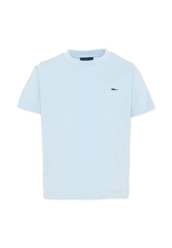 26FW [키즈] 폴앤샤크 티셔츠 WMM004 LAA01 40705 LIGHT BLUE