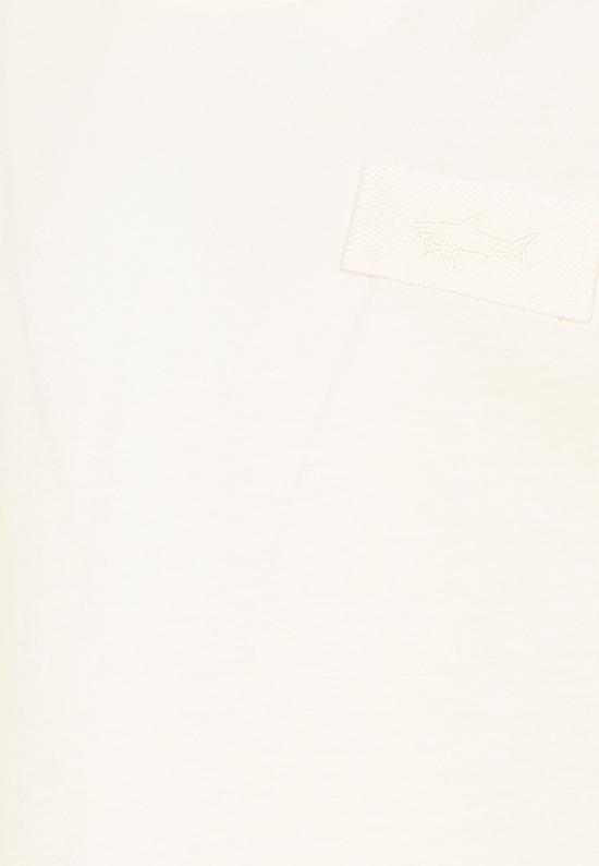 26FW [키즈] 폴앤샤크 티셔츠 WMM00E LAA01 10057 IVORY - PAUL & SHARK