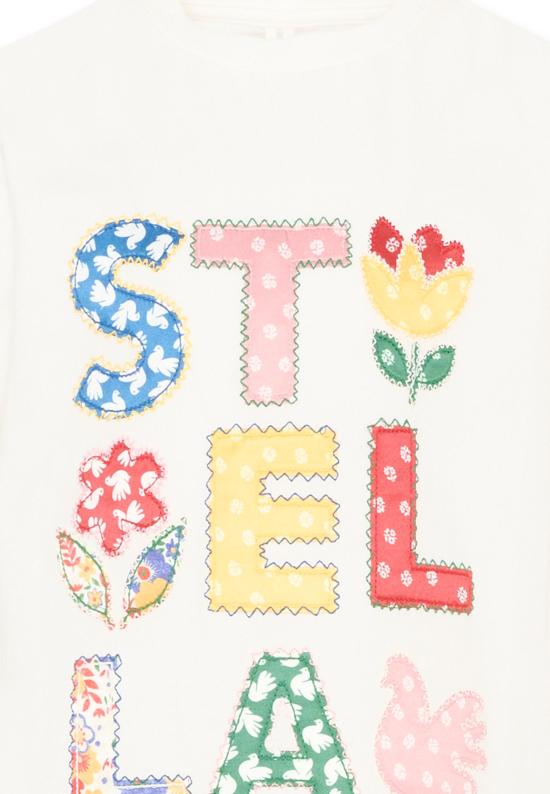 26FW [키즈] 스텔라 맥카트니 티셔츠 TZ8A51 Z3772 101 IVORY - STELLA MCCARTNEY