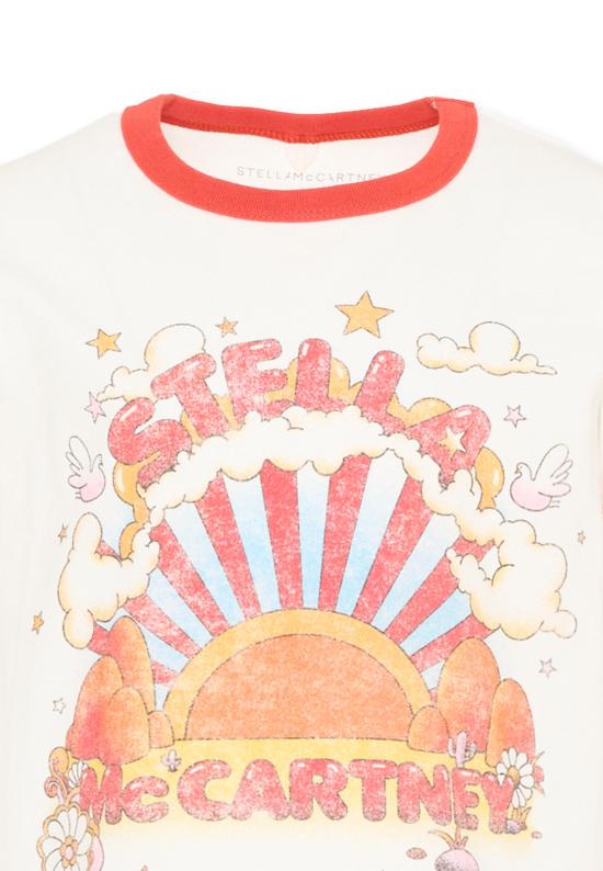 26FW [키즈] 스텔라 맥카트니 티셔츠 TZ8A61 Z3772 101 IVORY - STELLA MCCARTNEY