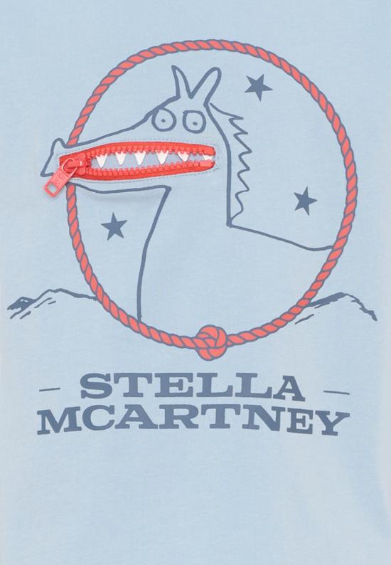 26FW [키즈] 스텔라 맥카트니 티셔츠 TZ8P51 Z3772 61E LIGHT BLUE - STELLA MCCARTNEY