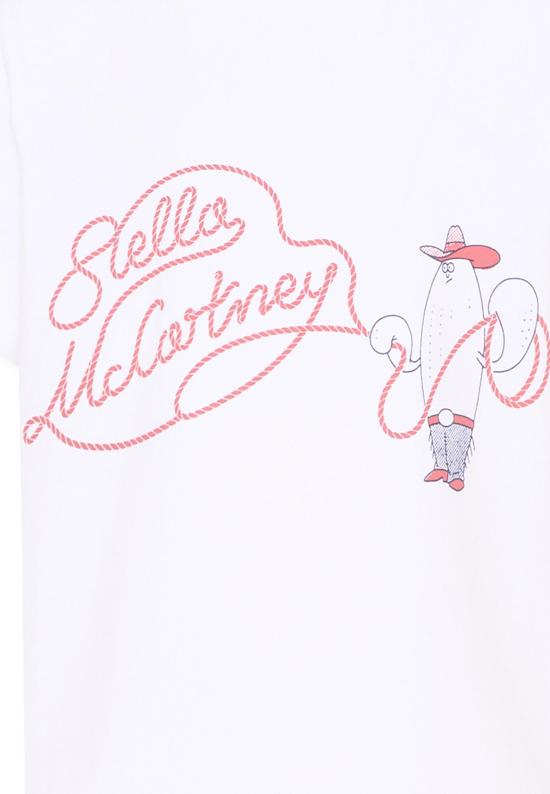 26FW [키즈] 스텔라 맥카트니 티셔츠 TZ8P01 Z3772 100 WHITE - STELLA MCCARTNEY