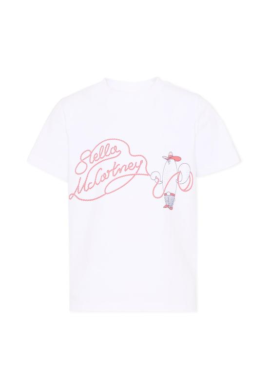 26FW [키즈] 스텔라 맥카트니 티셔츠 TZ8P01 Z3772 100 WHITE