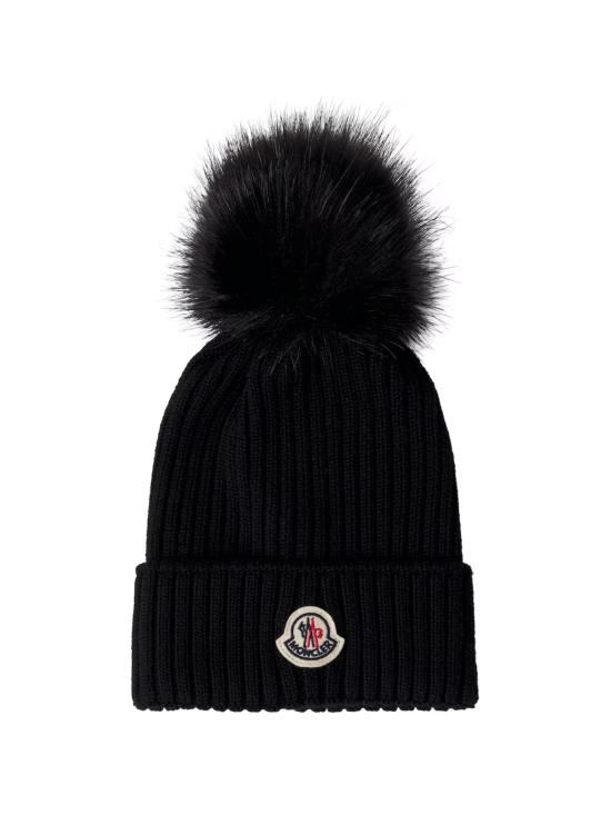 26FW [키즈] 몽클레어 모자 L2 954 3B000 07 M1131 999 BLACK