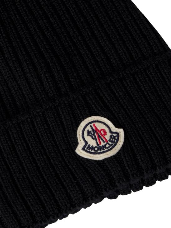 26FW [키즈] 몽클레어 모자 L2 954 3B000 07 M1131 999 BLACK - MONCLER