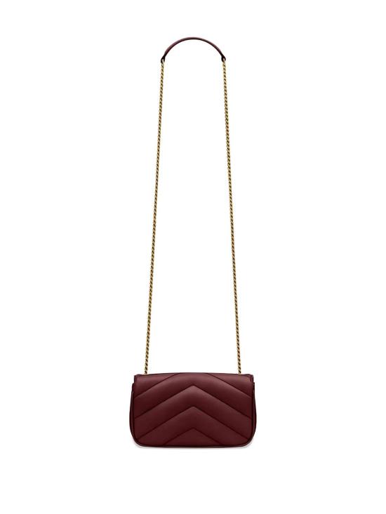 26FW 생로랑 루루 미니 램스킨 821749 AAEAX 6197 LT HOT WINE - SAINT LAURENT
