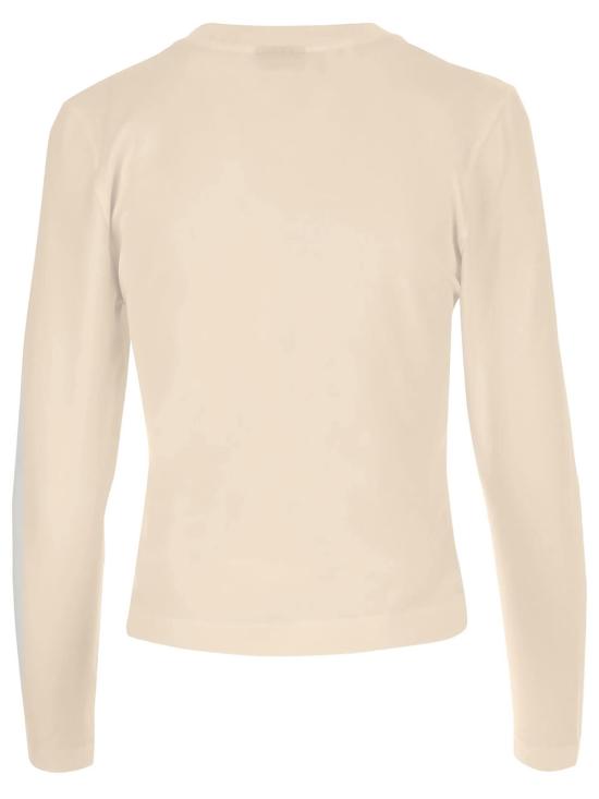26FW 자크뮈스 그로그랭 로고 롱슬리브 티셔츠 TSW00155AJ00124 130 LIGHT BEIGE - JACQUEMUS