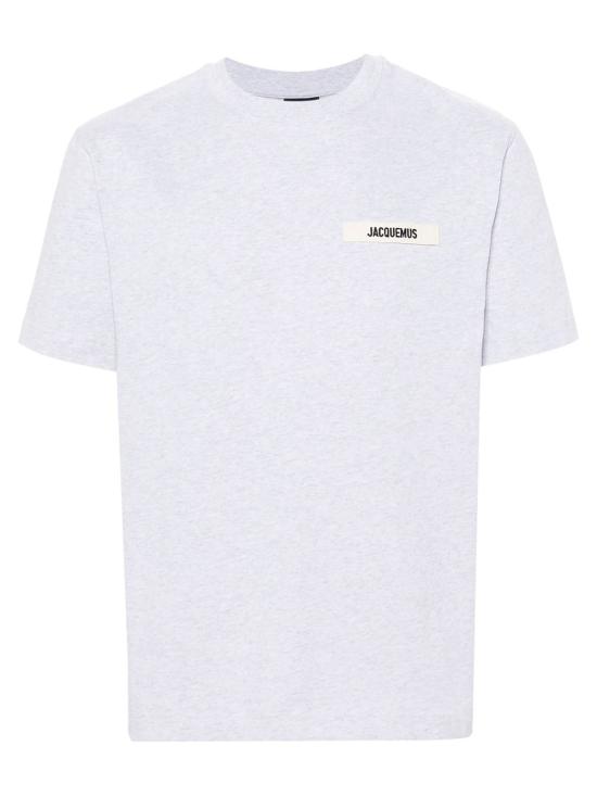 26FW 자크뮈스 그로그랭 로고 티셔츠 TSM00133AJ00226 950 GREY