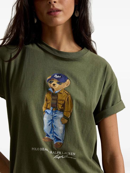 26FW 폴로 랄프로렌 반팔 티셔츠 211B17806 001 DENSE OLIVE - POLO RALPH LAUREN