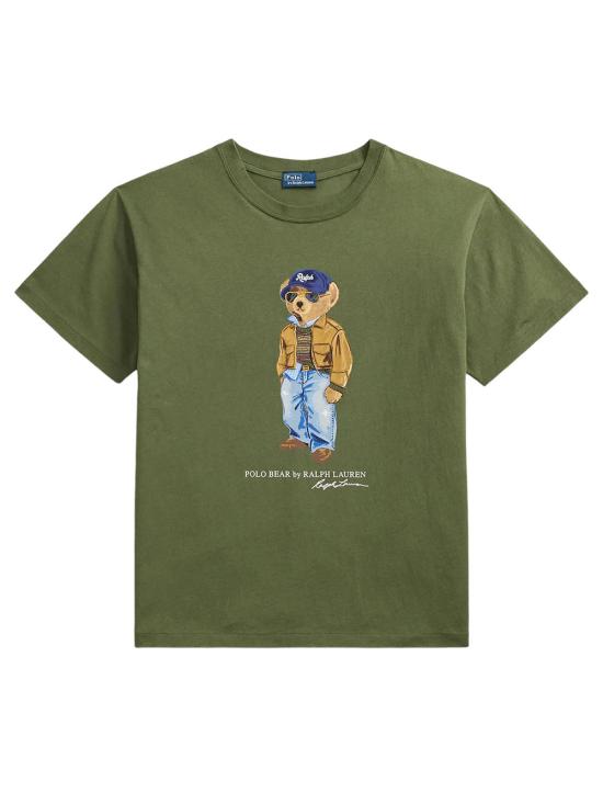 26FW 폴로 랄프로렌 반팔 티셔츠 211B17806 001 DENSE OLIVE
