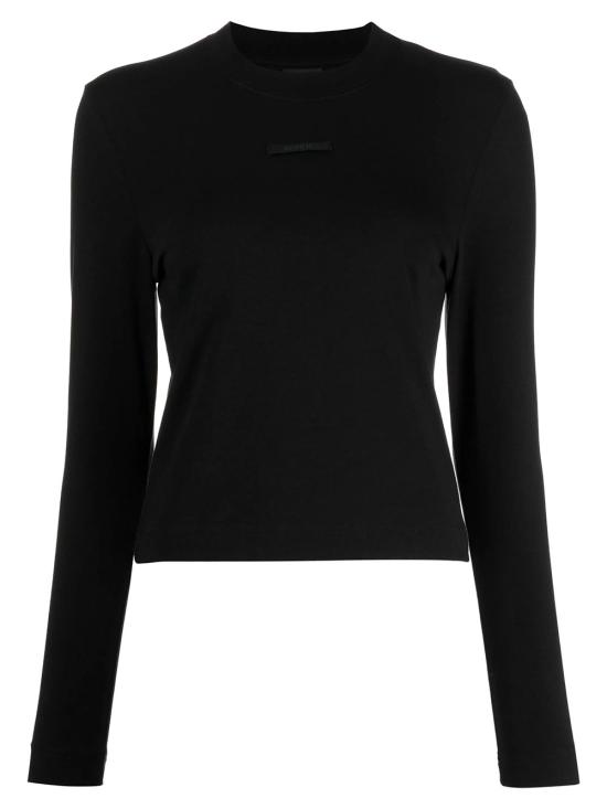 26FW 자크뮈스 그로그랭 로고 롱슬리브 티셔츠 TSW00155AJ00124 990 BLACK