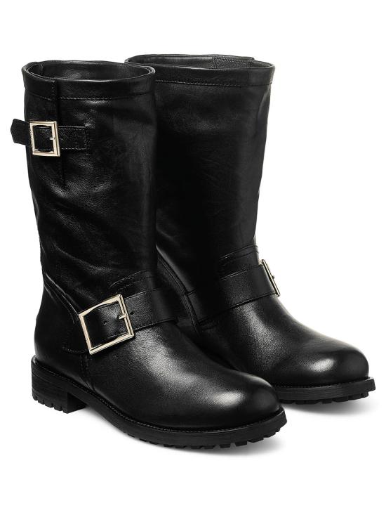 26FW 지미추 부츠 BIKER MID BKL BLACK - JIMMY CHOO